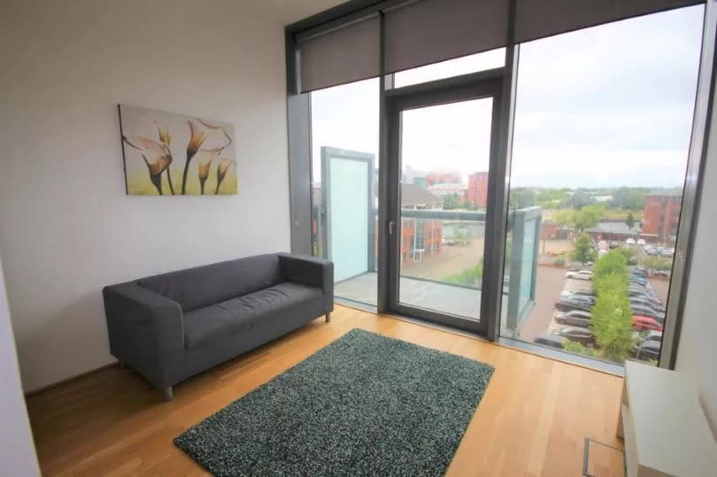 A studio apartment up for grabs in Salford -Credit:Auction House Manchester