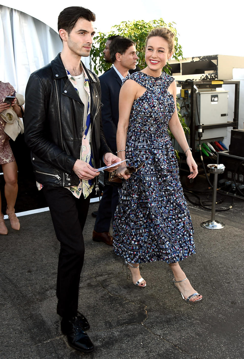 Alex Greenwald and Brie Larson