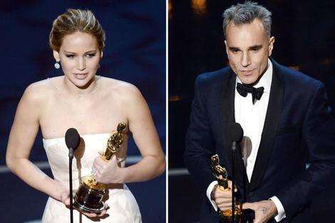 Jennifer Lawrence and Jeremy Irons 