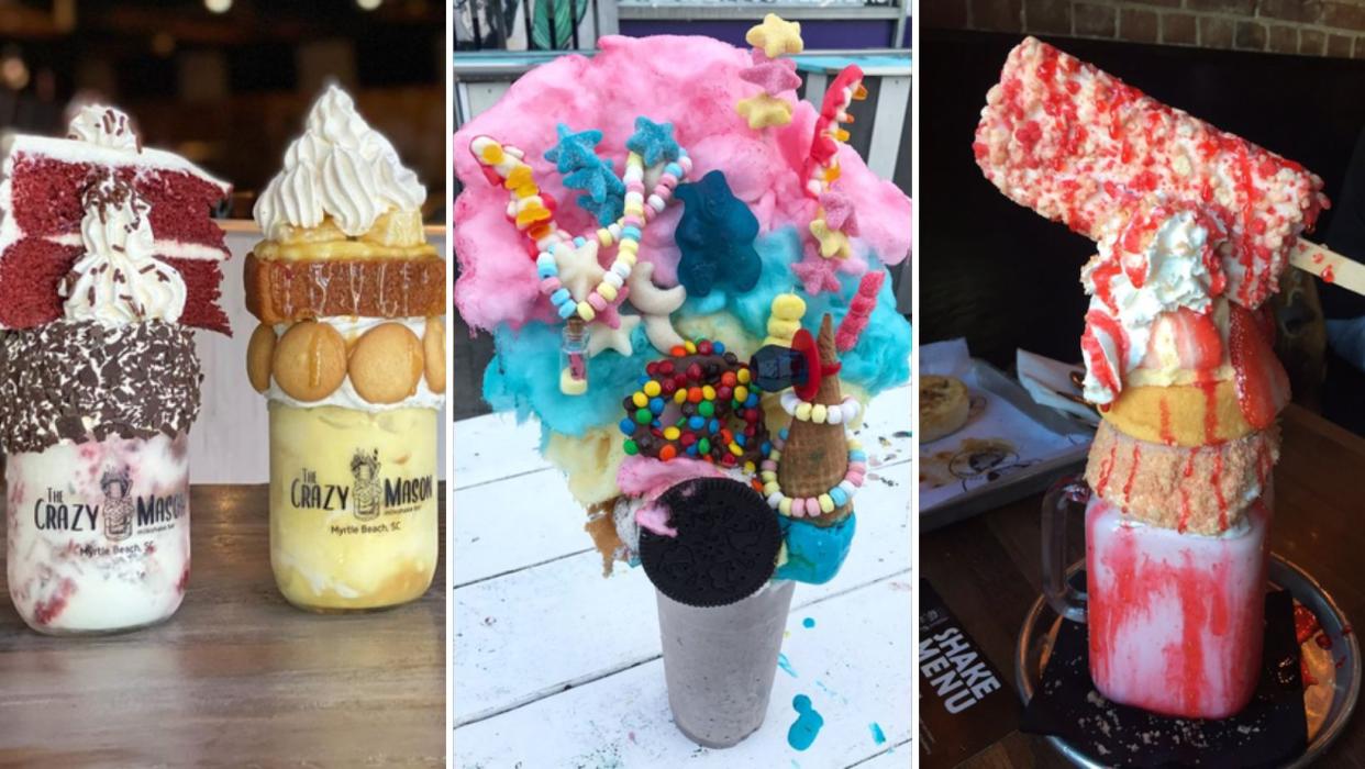 Crazy milkshakes at restaurants across America