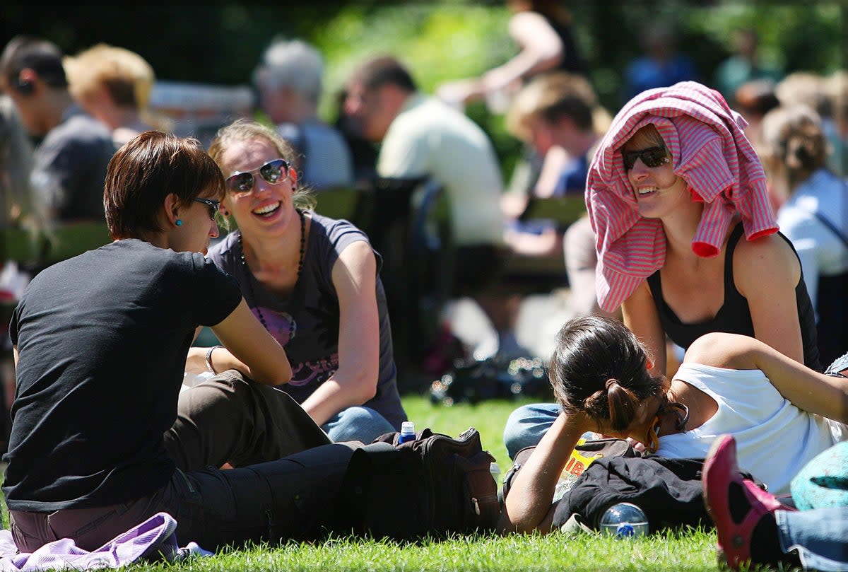 A status yellow weather alert is in place in Ireland (Julien Behal/PA) (PA Archive)