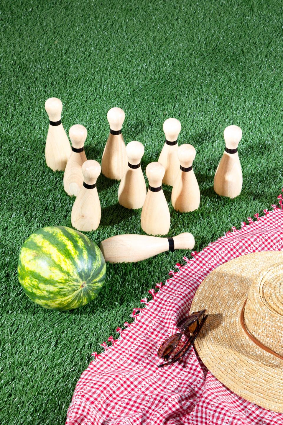 DIY Watermelon Bowling Game