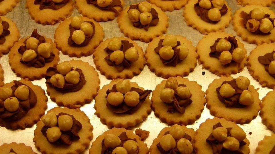 Galletas en exposición sobre la película “Tres avellanas para Cenicienta” en el castillo de Moritzburg 2012.