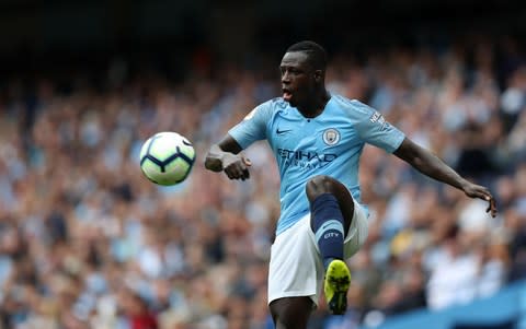 Benjamin Mendy of Manchester City during the Premier League match between Manchester City and Huddersfield Town at Etihad Stadium on August 19, 2018 in Manchester, United Kingdom - Credit: Getty Images