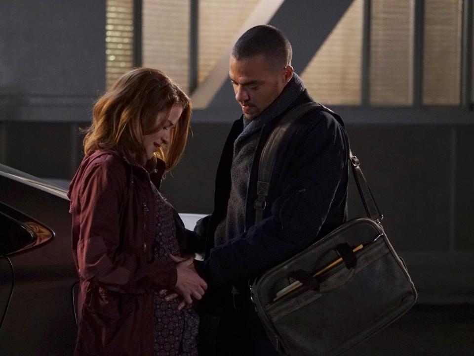 Sarah Drew and Jesse Williams.