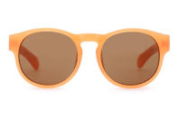 Spritzig: Diese Sonnenbrille von Dries Van Noten kommt in einem leichten Sorbet-Ton daher. (270 Euro über mytheresa.com)