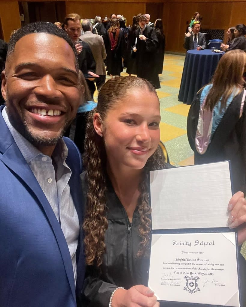<p>Sophia finished up at NYC's Trinity School in May 2023 and then it was on to Duke University in Durham, N.C.</p> <p>"You are intelligent, beautiful, and I can’t wait to see all of the amazing things you are going to accomplish at Duke," the Blue Devil's dad wrote on <a href="https://www.instagram.com/p/Csv1TqLrMu0/?img_index=1" rel="nofollow noopener" target="_blank" data-ylk="slk:Instagram;elm:context_link;itc:0;sec:content-canvas" class="link ">Instagram</a>.</p>