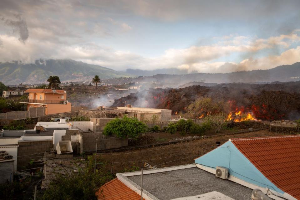 El volcán de La Palma, en las islas Canarias, hizo erupción. Foto: Desiree Martin | AFP