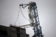 <p><strong>Miami</strong><br>A collapsed construction crane is seen in Downtown Miami as Hurricane Irma arrives at south Florida, Sept. 10, 2017. (Photo: Carlos Barria/Reuters) </p>