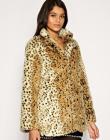 Asos leopard coat, $146.00.