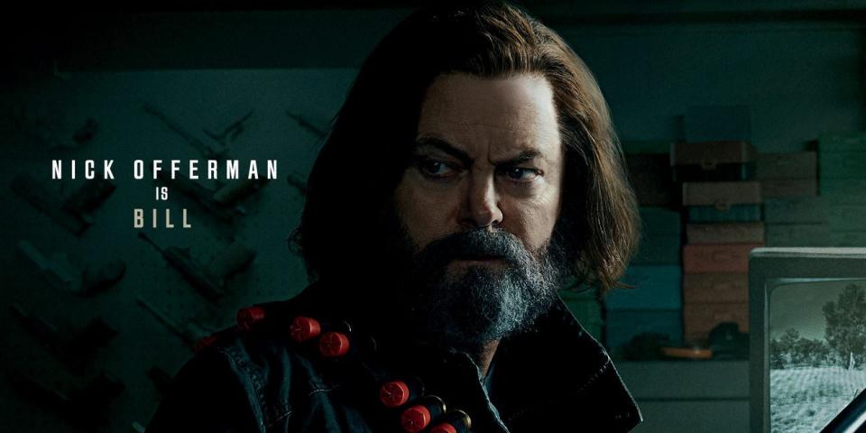 Nick Offerman as Bill on The Last of Us poster