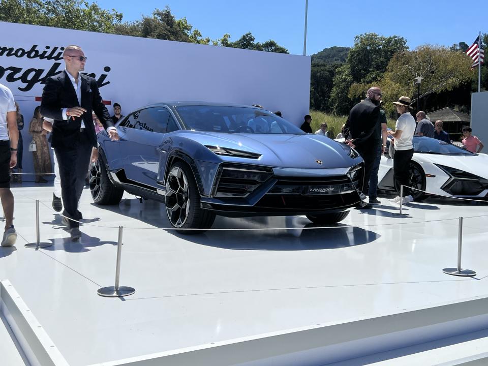 Lamborghini's Lanzador EV (credit: Pras Subramanian)