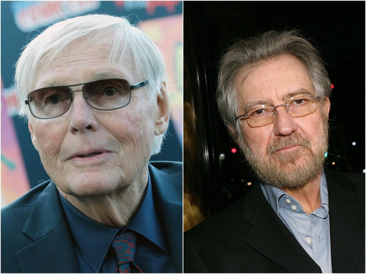 Adam West and Tobe Hooper, who were both omitted from the Oscars 'In Memoriam': Getty