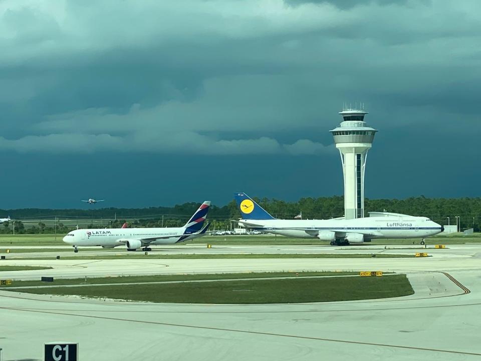 On Thursday, Aug. 17, 2023, a total of 23 airplanes were diverted to Southwest Florida International Airport (RSW) in Fort Myers due to weather. The airplanes were heading to Tampa, Orlando, Miami, Fort Lauderdale and Palm Beach.