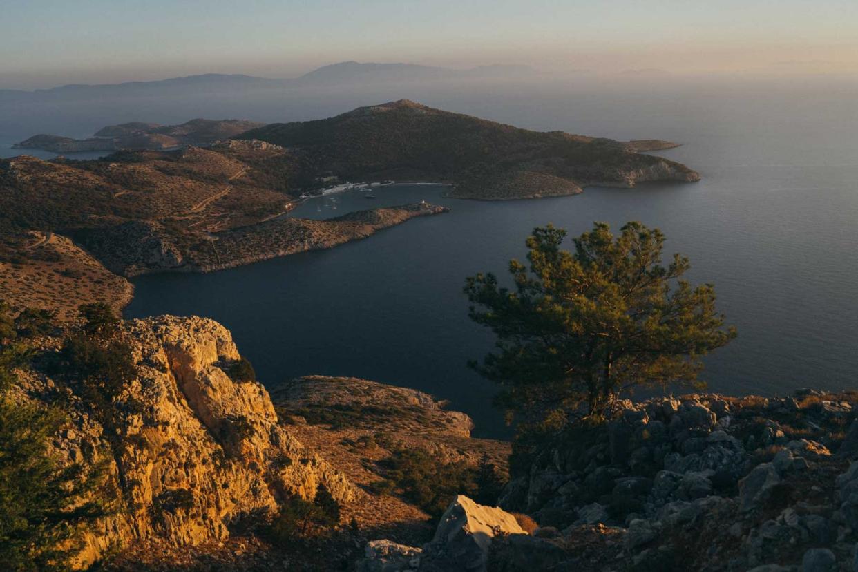 View on the island of Symi, Greece