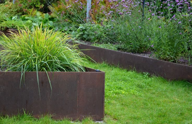 weathering steel edging