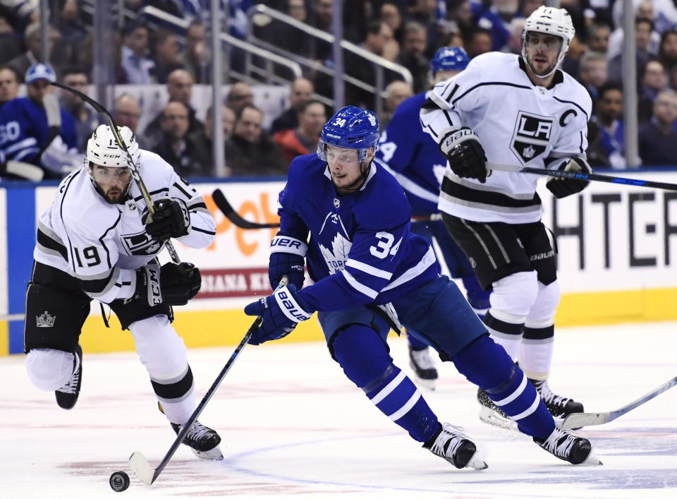 Injury troubles have continued to haunt young phenom Auston Matthews. (Nathan Denette/The Canadian Press via AP, File)