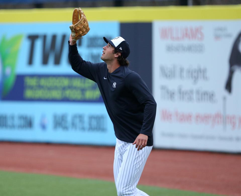 Hudson Valley Renegades outfielder Spencer Jones during media day on April 5, 2023.