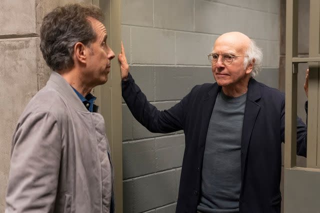 <p>ohn Johnson/HBO</p> Jerry Seinfeld (left) and Larry David on 'Curb Your Enthusiasm'