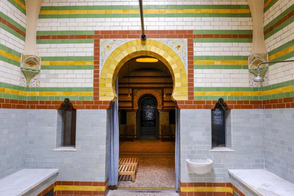 Visitors to Harrogate Turkish Baths will have to wear swimwear until further notice, according to council officials <i>(Image: NORTHERN ECHO)</i>