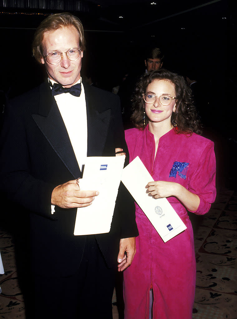 William Hurt and Marlee Matlin attend the Tony Awards in June 1987. (Photo: Ron Galella/Ron Galella Collection via Getty Images)
