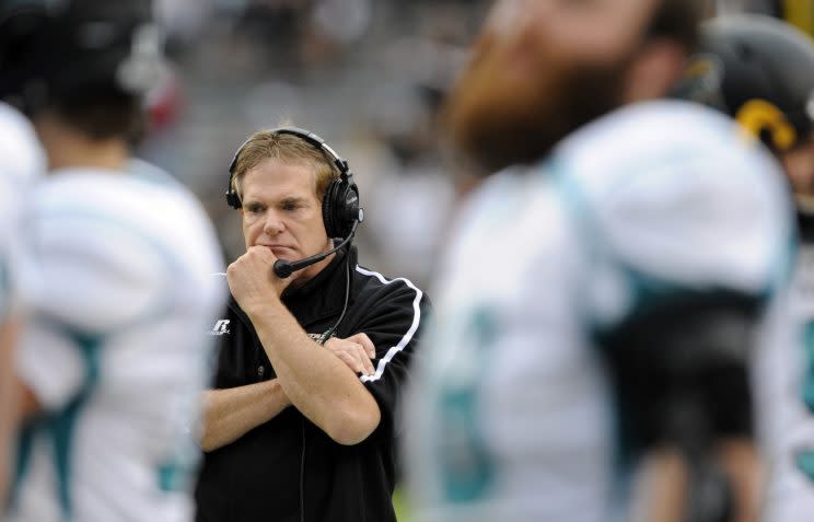 Coastal Carolina coach Joe Moglia missed the 2017 season but will be back in 2018. (Getty)