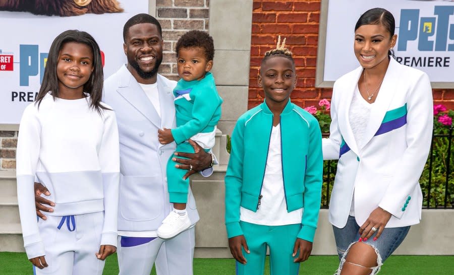 Kevin Hart Teaches Daughter Heaven To Drive Eniko Parrish Heaven Hart, Hendrix Hart, Kenzo Kash Hart