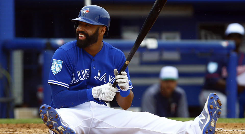 Pompey has battled a number of injury issues during his time with the Blue Jays. (Butch Dill-USA TODAY Sports)