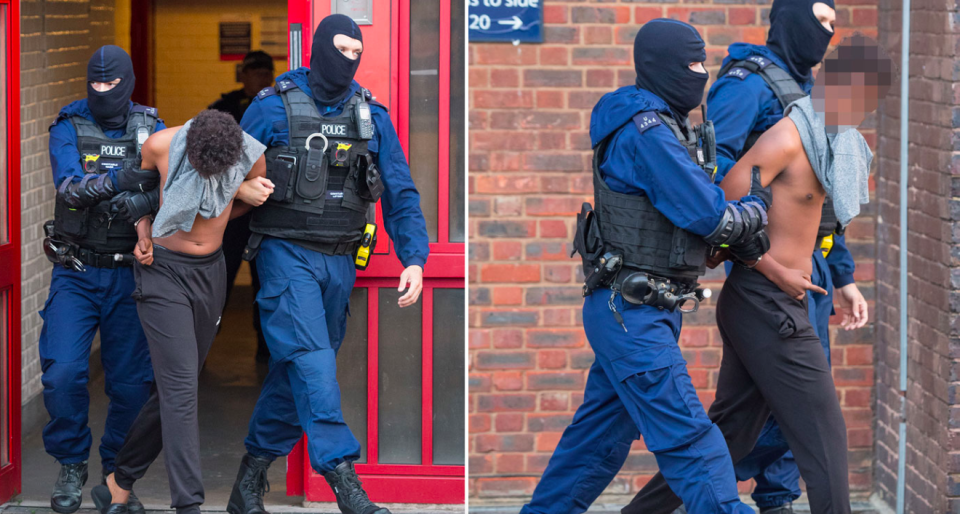 <em>A dawn raid of a violent drug-dealing network has seen 14 arrests in one morning (PA)</em>