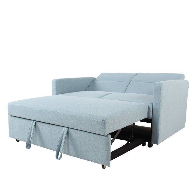 13) Square Arm Sofa Bed