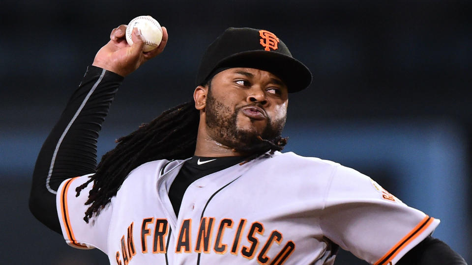 The Giants season has reached a critical point with Johnny Cueto's future uncertain. (AP)