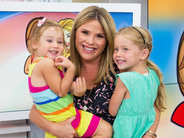 Nathan Congleton/NBCU Photo Bank/NBCUniversal/Getty Jenna Bush Hager with daughters Poppy and Mila in 2018