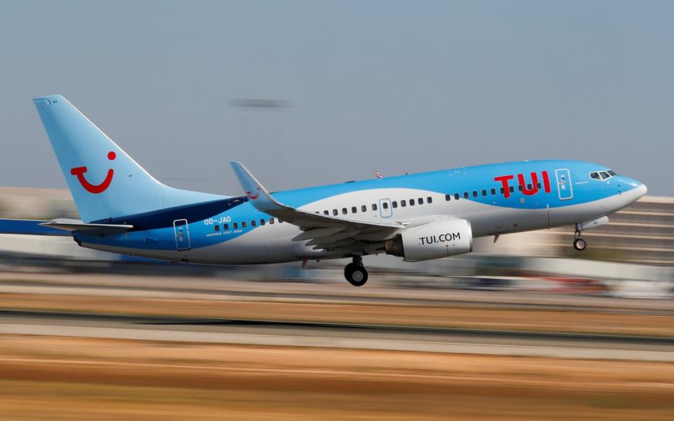 A TUI Boeing 737 airplane takes off from the airport in Palma de Mallorca - Paul Hanna/Reuters