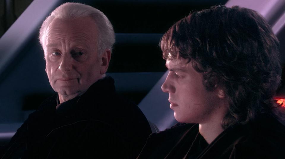 Palpatine tells Anakin the tragedy of Darth Plagueis the Wise