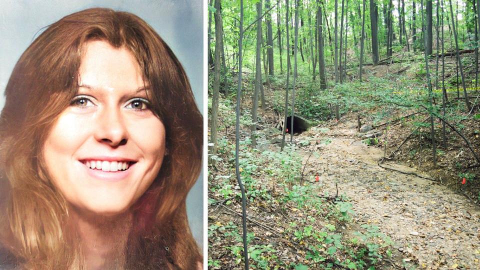 Patricia Agnes Gildawie has been identified through genetic genealogy as the person whose bones were found in this drainage ditch in September 2001 in McLean, Va. Gildawie, who vanished in 1975 at age 17, died of a gunshot wound to the head.