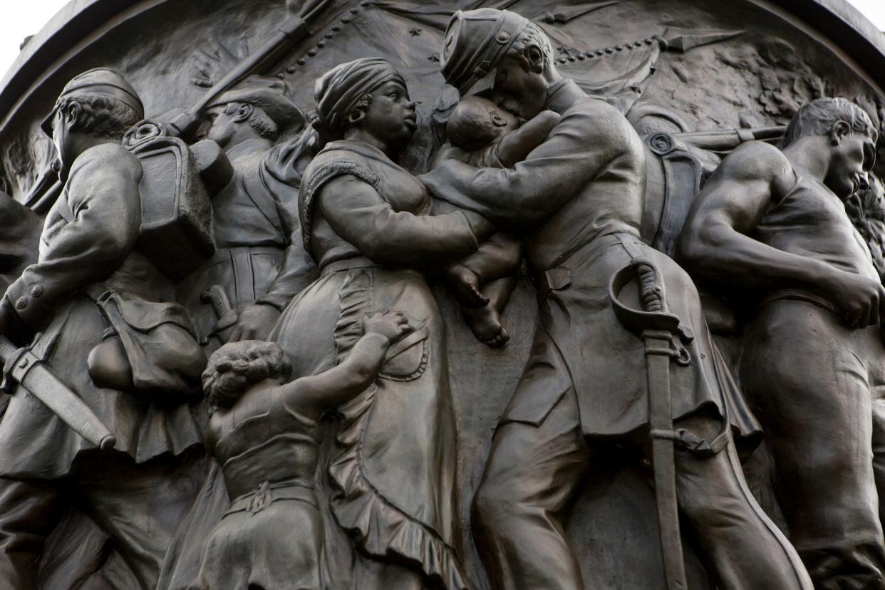 The Confederate Memorial at Arlington National Cemetery is photographed on Aug. 17, 2017 in Arlington, Virginia.