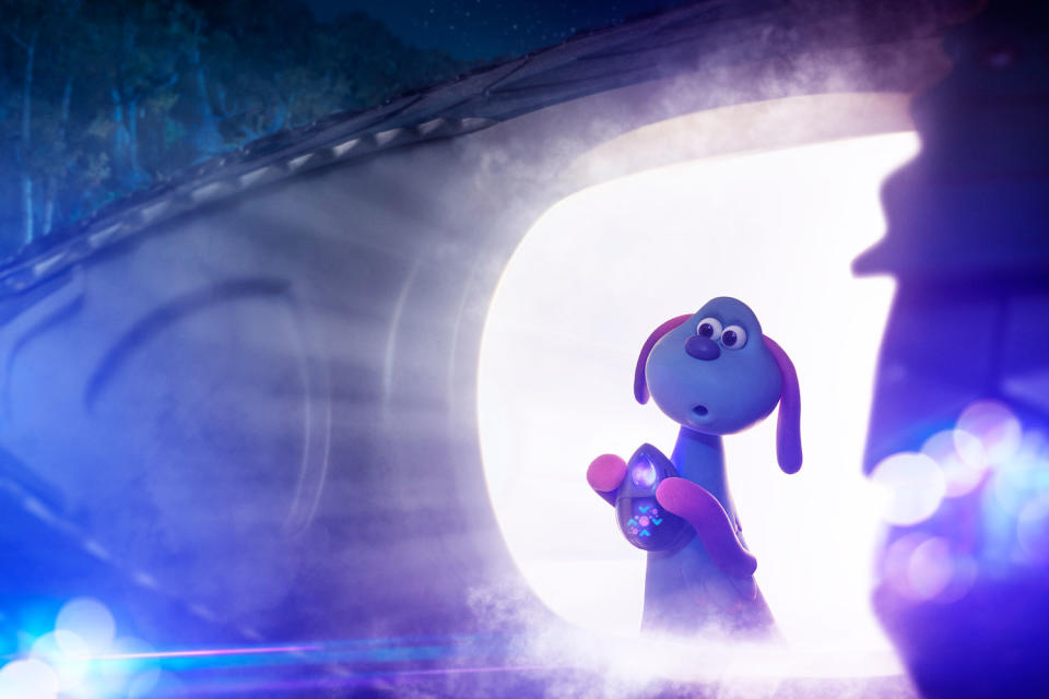 Lu-La seems to possess supernatural powers. (©2019 Aardman Animations Ltd and STUDIOCANAL SAS All Rights Reserved.)