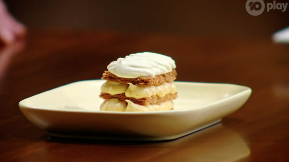 Poh's mille feuille dessert on MasterChef Australia 2020