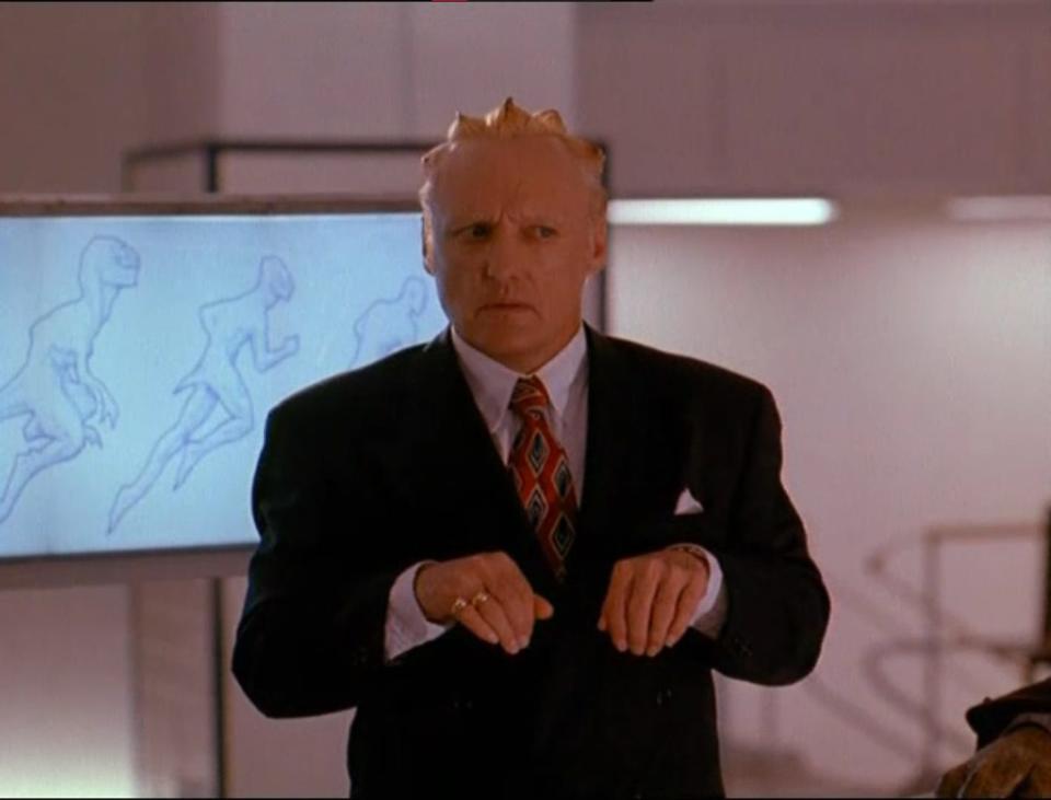 Dennis Hopper stars at President Koopa in the 1993 film, "Super Mario Bros."