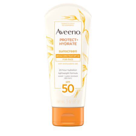 21) Protect + Hydrate Face Sunscreen Lotion SPF 50