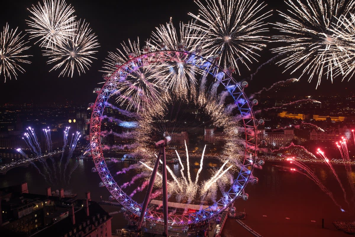 London’s annual firework display  (Getty Images)