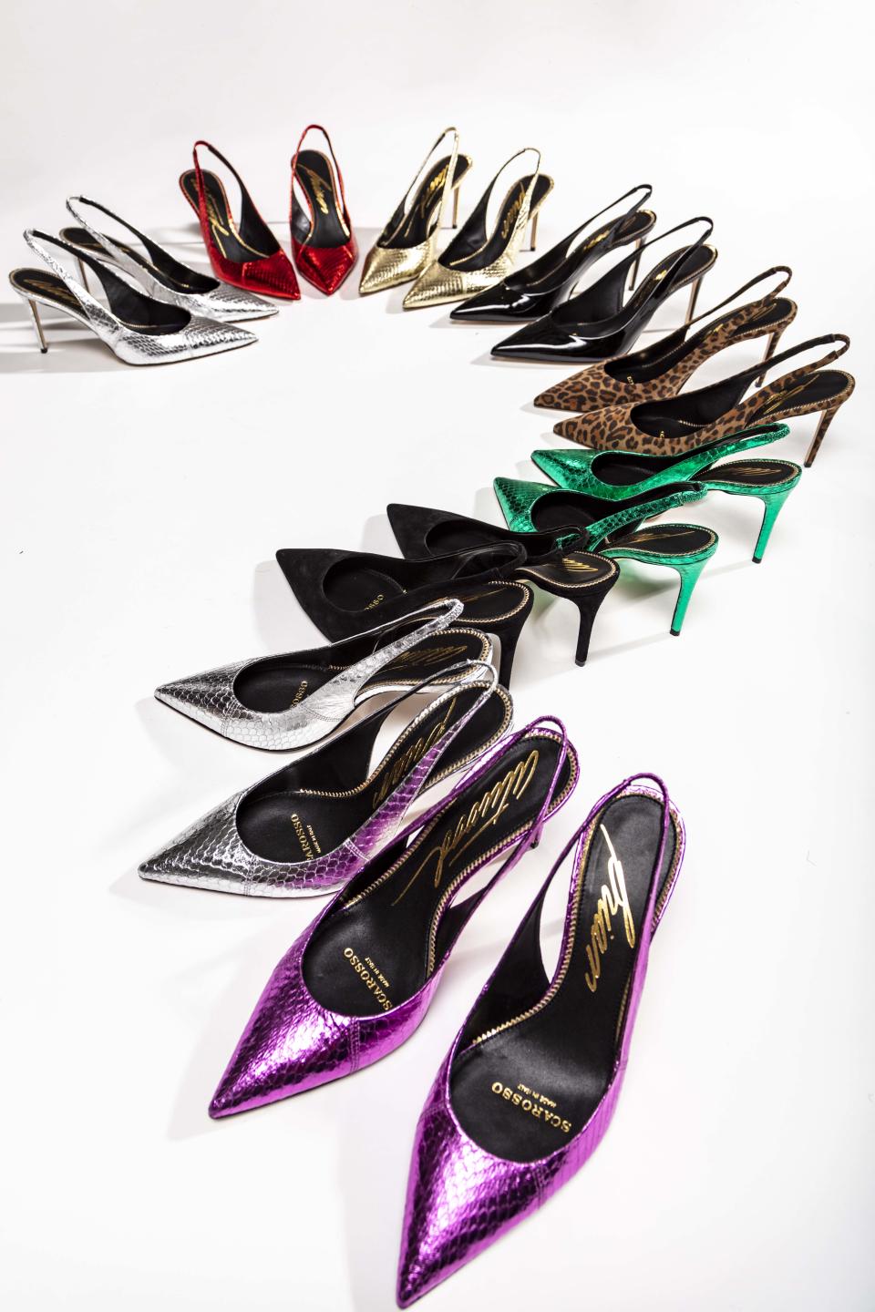 Styles from the Brian Atwood x Scarosso footwear capsule collection. - Credit: Courtesy of Scarosso