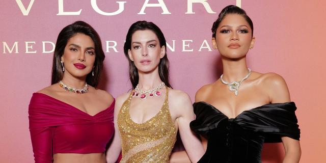 Here Are Zendaya, Anne Hathaway, and Priyanka Chopra Looking Flawless  Together