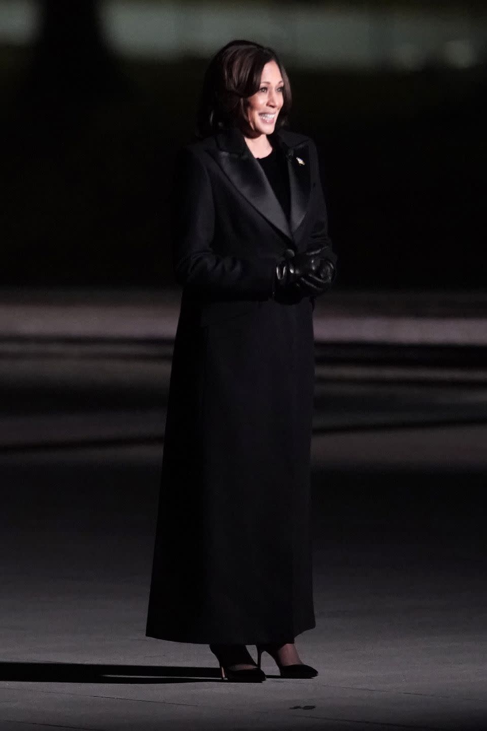 <p>Kamala Harris wore Sergio Hudson <a href="https://www.harpersbazaar.com/fashion/designers/a35272173/kamala-harris-inaugural-dress-sergio-hudson/" rel="nofollow noopener" target="_blank" data-ylk="slk:for her evening look.;elm:context_link;itc:0;sec:content-canvas" class="link ">for her evening look.</a></p>