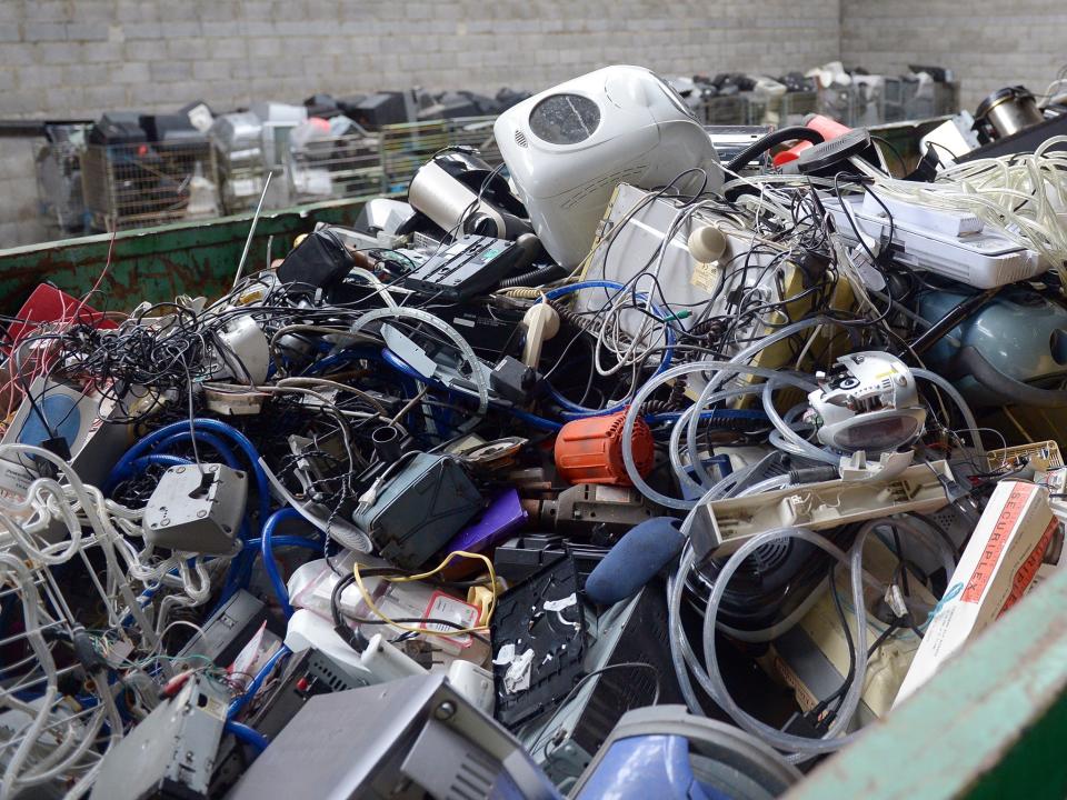 <p>The UK is responsible for producing the second-highest amount of e-waste per person in the world</p> (Getty)