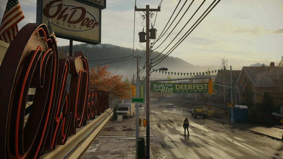 Alan Wake 2 gameplay screenshot PS5