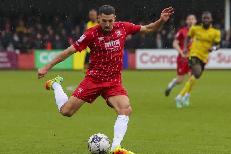 Former Bristol Rovers midfielder Liam Sercombe is yet to sign a new contract at Cheltenham Town -Credit:Geoff Caddick/EFL