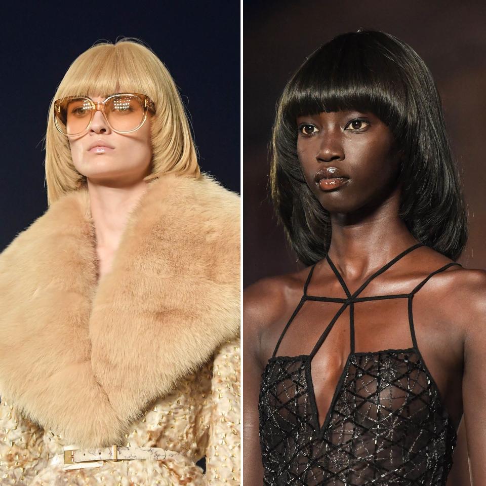 Fendi Fall 2019 Couture: Matching Mushroom Cuts