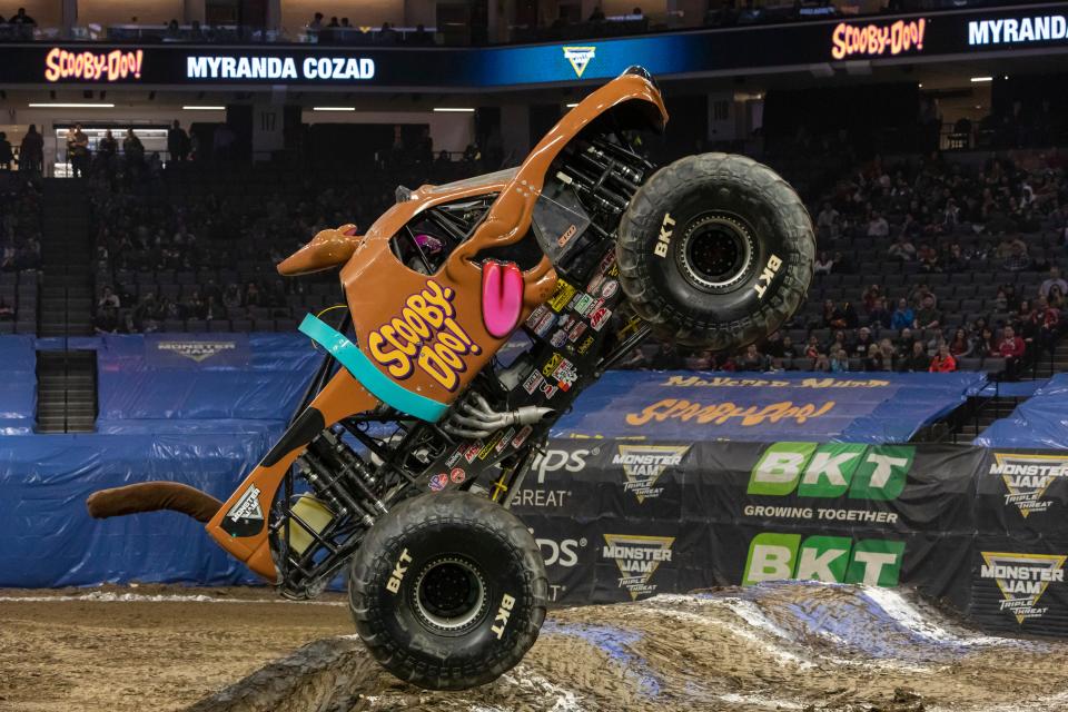 Monster Jam rumbles into Wells Fargo Arena this weekend.