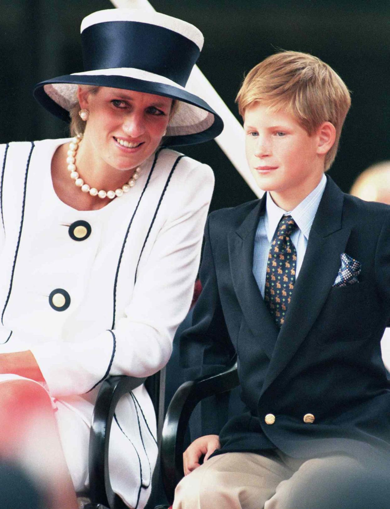 Diana Princess Of Wales & Prince Harry